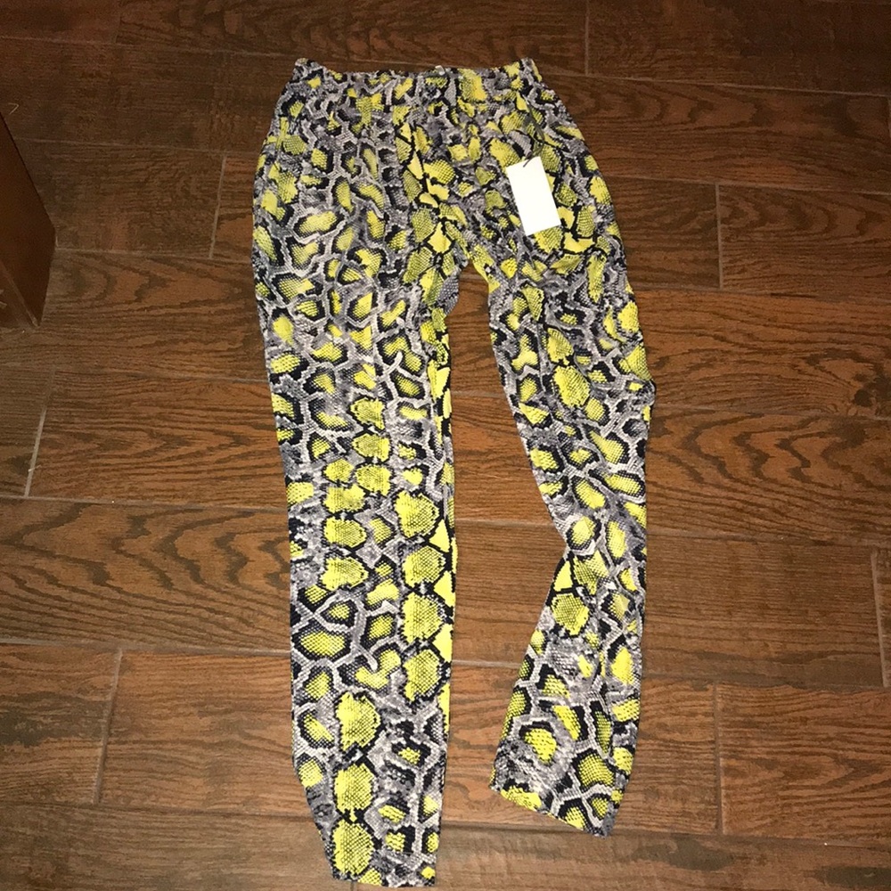 Anthropology Wayf snake print pant